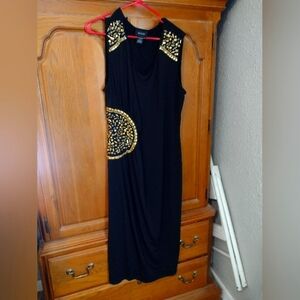 Ashro Black Sleeveless Long Dress size XL